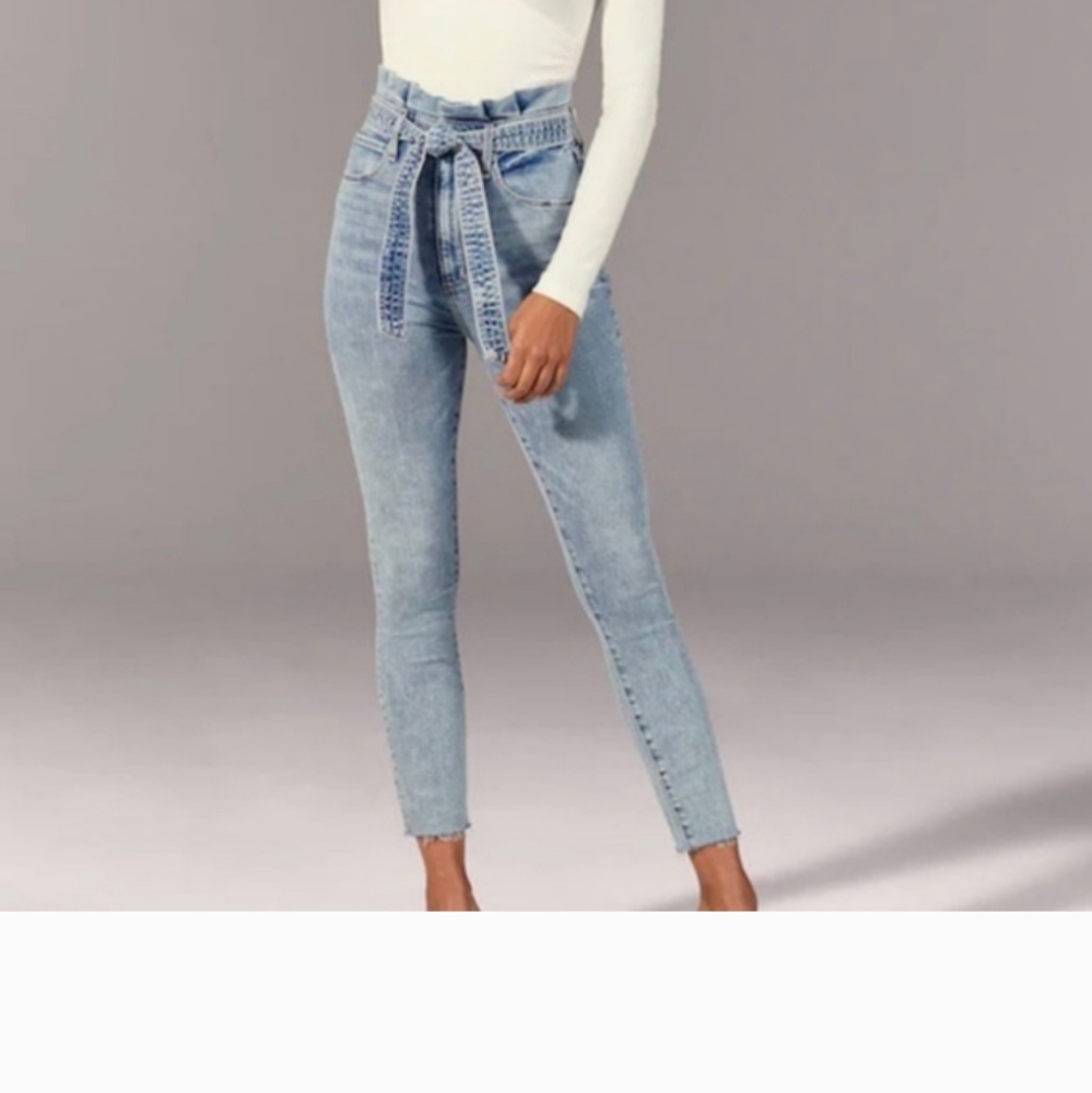 Abercrombie & Fitch Light Blue Skinny Jeans